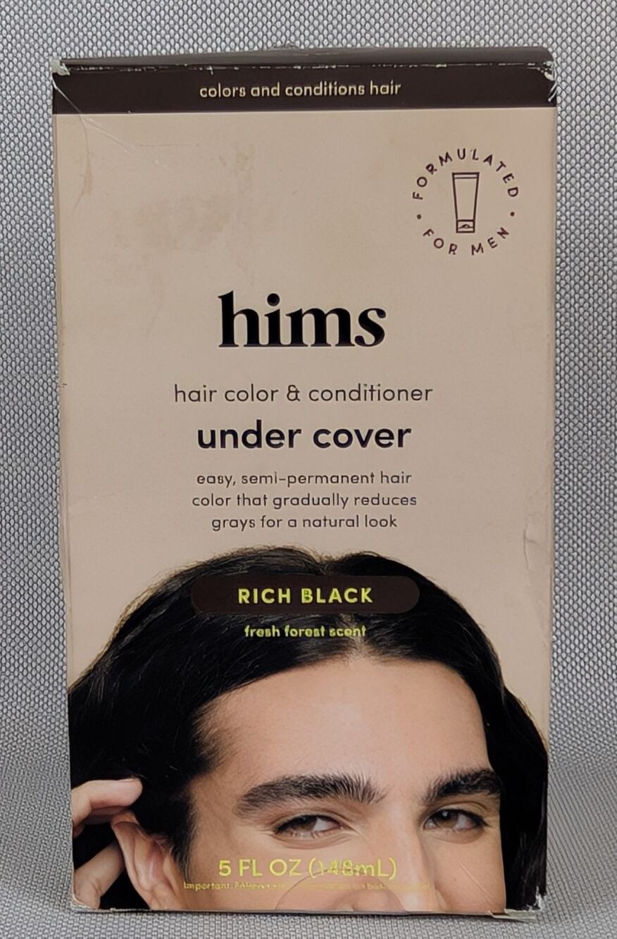 hims Under Cover Hair Color & Conditioner Rich Black 5 fl oz